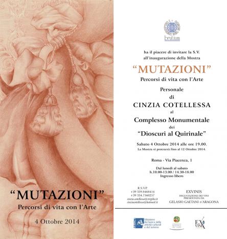 MUTAZIONI. Percorsi di vita con l’Arte