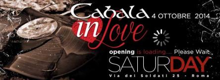 Cabala in Love || Sabato 4 Ottobre ||Info-329 9164835