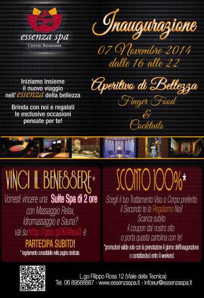 Party d’inaugurazione del nuovo centro Essenza Spa