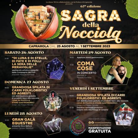 Sagra della Nocciola Caprarola - 67ª Edizione