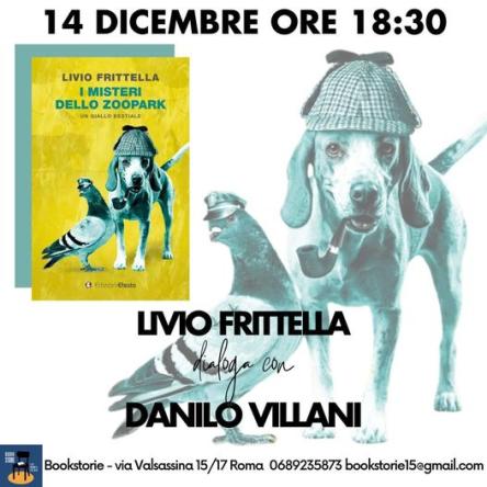 Presentazione del romanzo giallo I MISTERI DELLO ZOOPARK, di Livio Frittella (Edizioni Efesto)