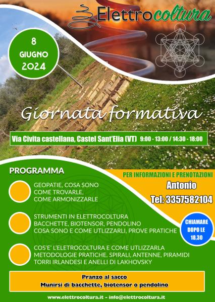 Giornata formativa elettrocoltura