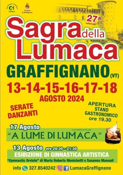 27 SAGRA DELLA LUMACA GRAFFIGNANO VT