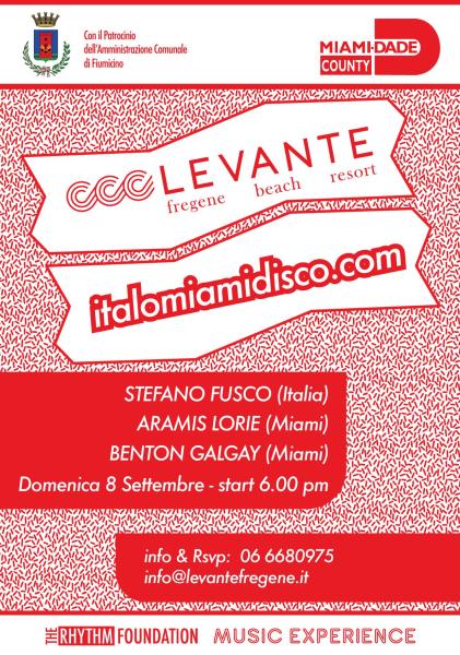 Al Levante Beach & Resort di Fregene si balla con il DJ set di Aramís Lorié, Stefano Fusco e Benton