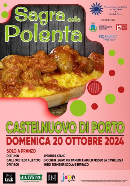 Sagra della Polenta a Castelnuovo di Porto il 20 ottobre 2024