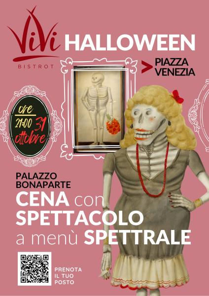 Cena Spettacolo 'Horror Game' per Halloween 2024 presso ViVi - Piazza Venezia