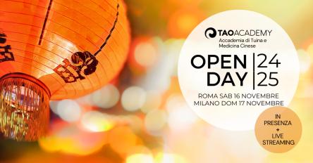 Open day TAO Academy Roma - 16 novembre  2024 (online e in presenza)