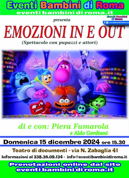 Spettacolo per bambini “Inside out