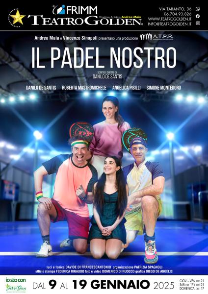 Il Teatro Golden diventa un campo di Padel. Debutta 