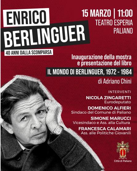 “Il mondo di Berlinguer , 1972-1984”